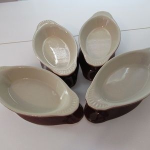 Vintage Hall ovenproof stoneware 4 piece set